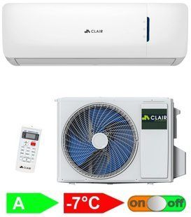 Кондиціонер спліт-система CLAIR Basic Pro on/off 2025 BASIC-07A-R410 191314-1 фото