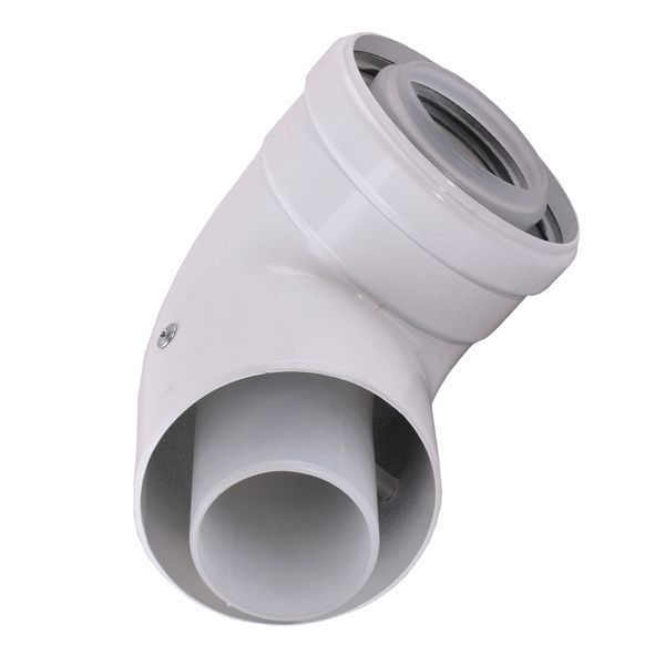 Коліно 90 градусів, d=60/100 mm 71.МТ7.00.18 (CE.00.34 C) конденсаційне 23342 фото